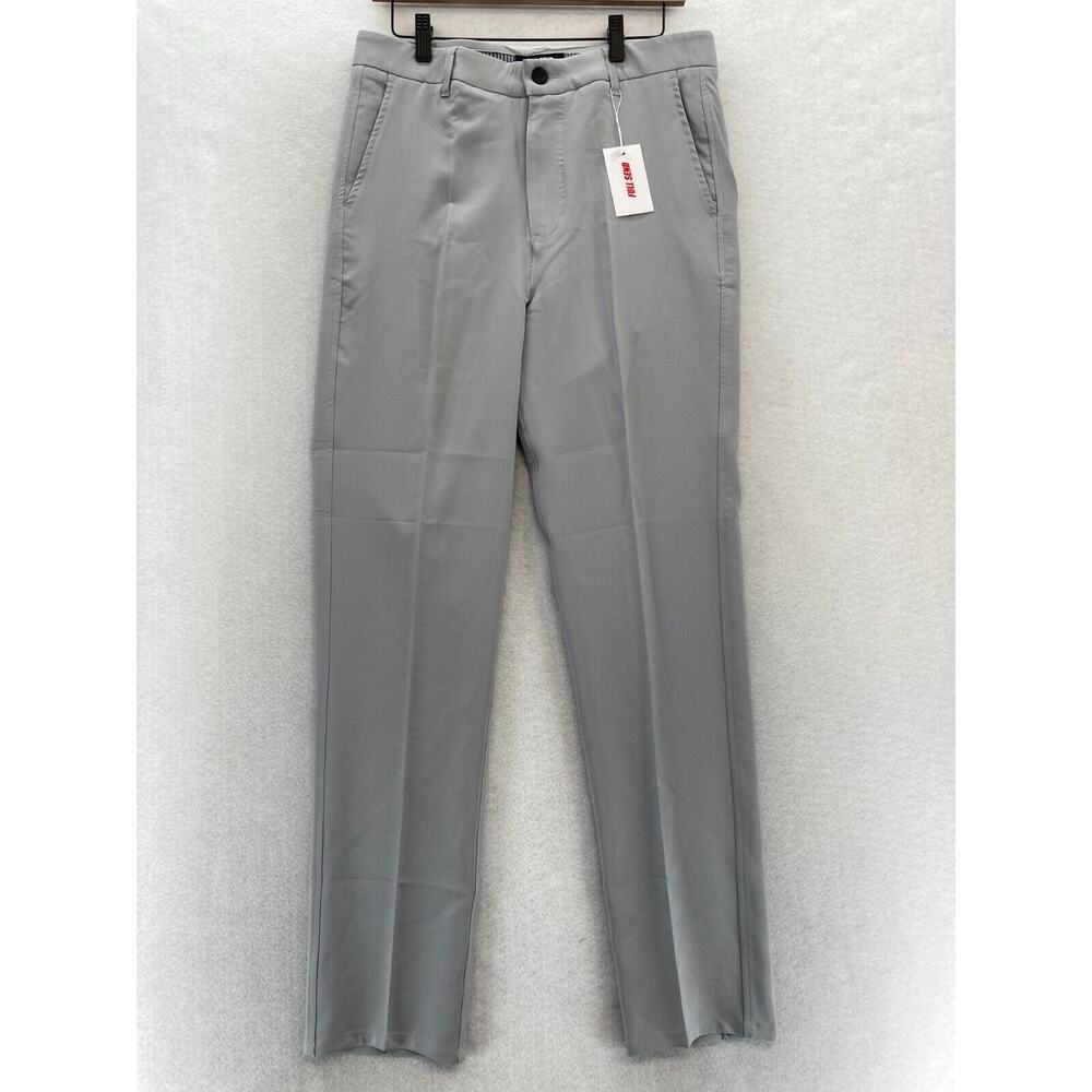 Full Send Golf Pant Mens Medium Gray Performance Stretch Waist Gripper Nelk Boys